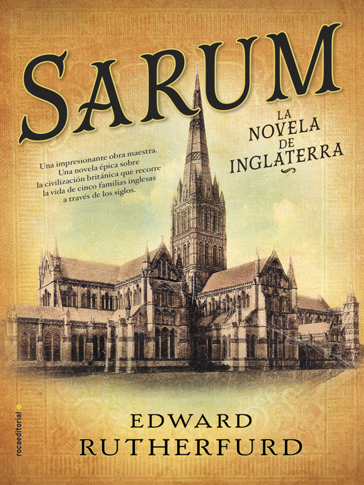 Cover image for Sarum. La novela de Inglaterra